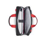 Parvis + serviette 2 compartiments noir