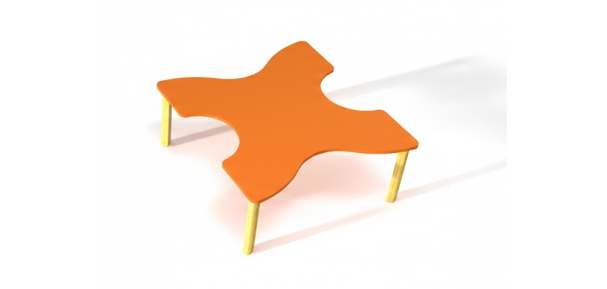Tafel Fabiano Kids in X-vorm - Kleuterklas