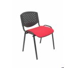 Silla confidente Pétrola - pack de  4 - Rojo