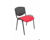 Silla confidente Pétrola - pack de  4 - Rojo