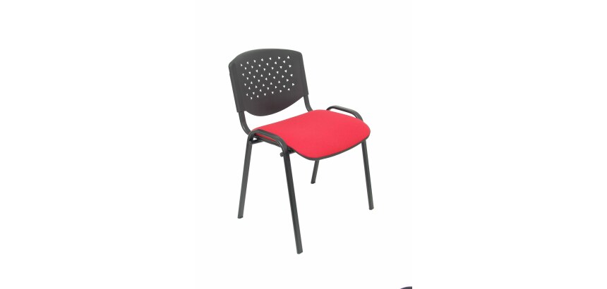 Silla confidente Pétrola - pack de  4 - Rojo