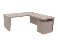 Bureau d'angle direction Xennon L.190 x P.220 avec retour sur caisson