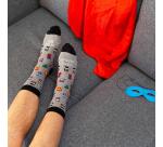 Calcetines "Papá, eres mi súper héroe favorito" talla 42-46
