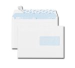 Enveloppe blanche 162 x 229 GPV 80 g avec fenêtre 45 x 100 mm - Boîte de 500
