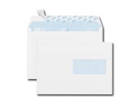 Enveloppe blanche 162 x 229 GPV 80 g avec fenêtre 45 x 100 mm - Boîte de 500
