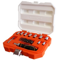 Coffret de serrage 1/4" 41 pièces