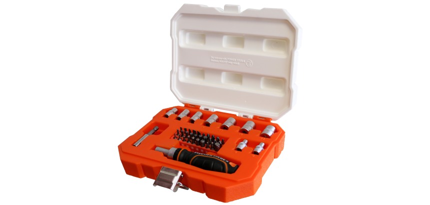 Coffret de serrage 1/4" 41 pièces
