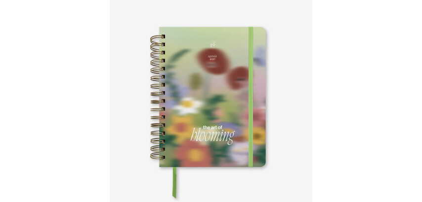 Agenda Anual "Bloom" Día Página 2027
