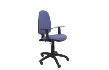 Silla de oficina Ayna brazos regulables ruedas parquet tapizado