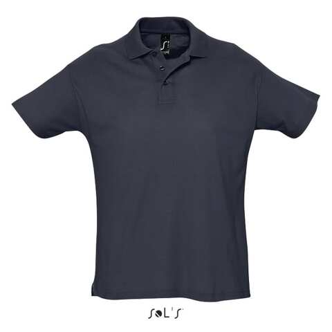 Polo manga corta L - azul marino