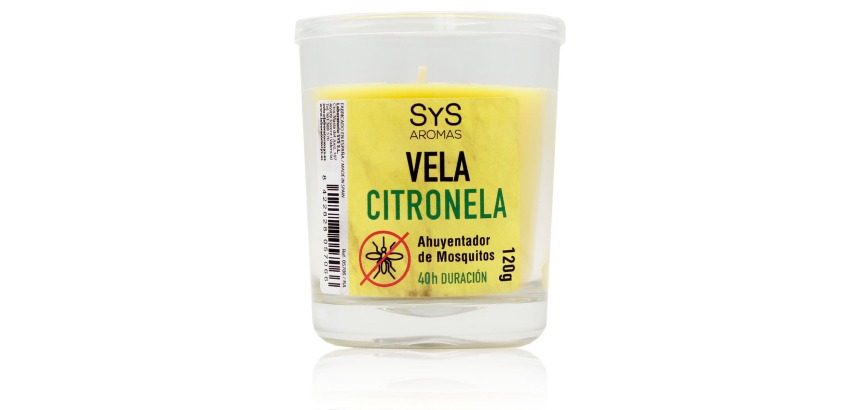 Vela Citronela 120g – 40 horas – SYS Aromas