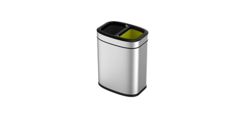 Sortier-Abfalleimer OLI-Cube Open Top 2x10L
