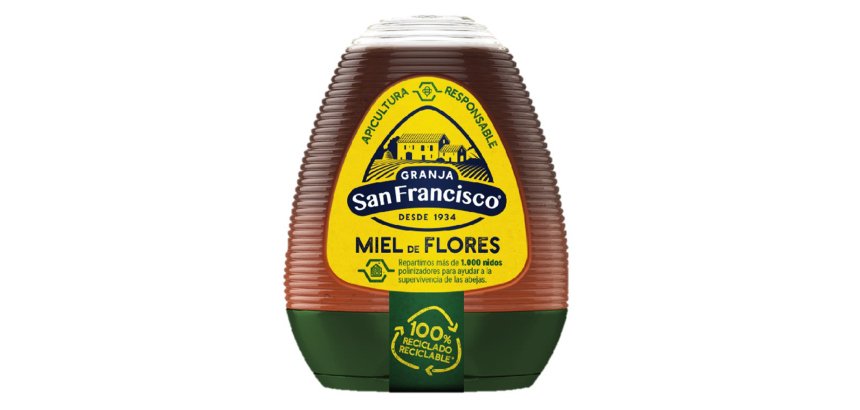 Miel de panal tarro de 350 g  La Granja San Francisco - Pack de 6 unidades