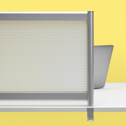 Separador de mesa policarbonato Alt 60 x An 160 cm - Translúcido