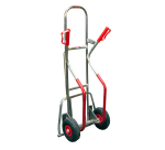 Diable pliant aluminium avec patins 150 kg bavette pliable