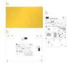 Tablero de anuncios de fieltro de formato panorámico Nobo Impression Pro de 1220x690 mm