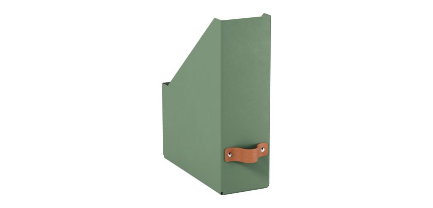 Revistero Leitz Puro, cartón 100% reciclado, pack de 2 - 10 - Verde