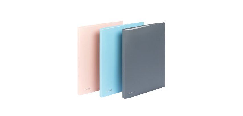 Protège-documents 50 pochettes - 100 vues - A4 - polypropylène - MINERAL VIQUEL - Coloris assortis