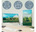 Brazo para dos monitores Leitz Ergo Space Saving