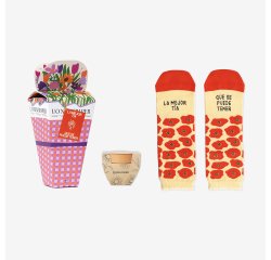 "Kit ramo ""La mejor tía que se puede tener"" flores Fam