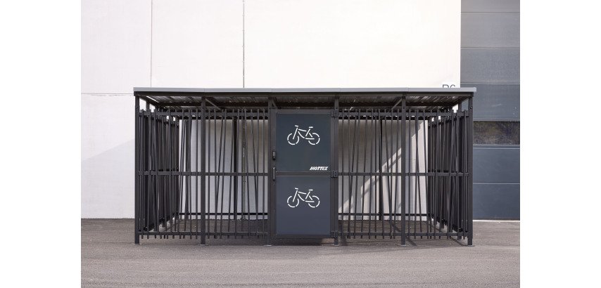 Abri vélo sécurisé Modèle 5x5m Décor Bambou