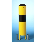Poteau de protection amovible Ø 159 mmx 4,5 mm d'épaisseur x HT 60 cm