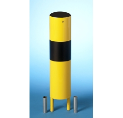 Poteau de protection amovible Ø 159 mmx 4,5 mm d'épaisseur x HT 60 cm