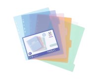 Dividers A4+ Colored polypropylene Propysoft Viquel 6 neutral tabs - 1 set