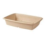 Envase de bagazo marrón - 950 ml - Caja 300 unidades