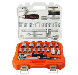 Coffret de serrage 1/4" 46 pièces