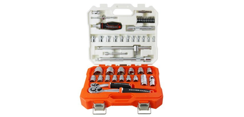 Coffret de serrage 1/4" 46 pièces