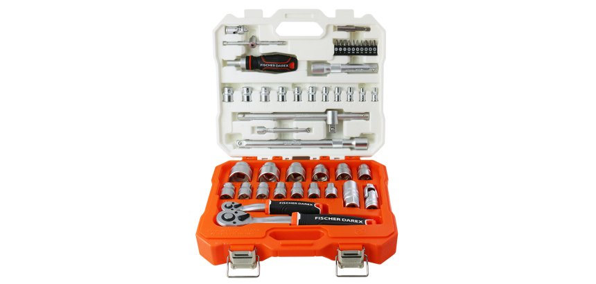 Coffret de serrage 1/4" 46 pièces