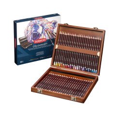 Caja de madera de 48 lápices Derwent Coloursoft