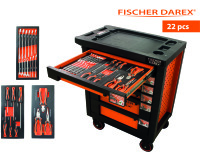 Servante équipée de 22 outils avec 3 modules