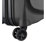 Delsey Belmont plus - Valise cabine Slim 4 doubles roues 55 cm noir