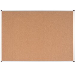 Ayda BioFusion Pizarra de corcho reciclado enmarcado en aluminio anodizado 90X180