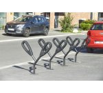 Poteau range 2 vélos papillon