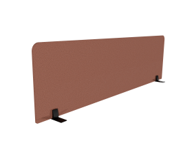 Ecran de séparation acoustique pour bureau Agathe Flexmute - avec fixations socle H 50 cm