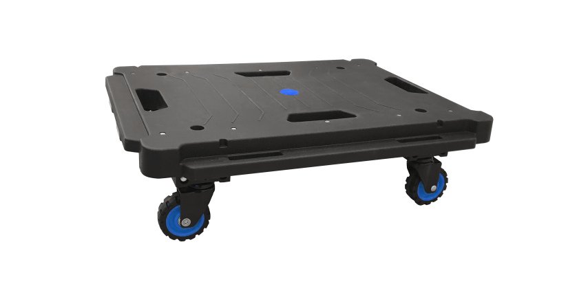 Plateau roulant avec roues repliables - charge max. 136 kg