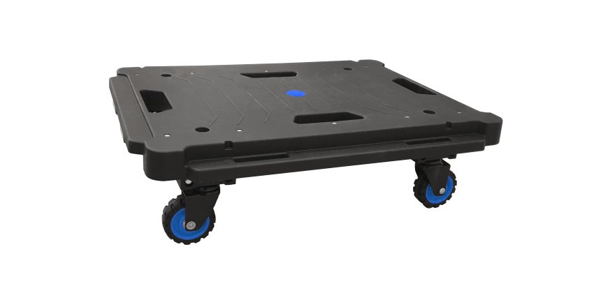 Plateau roulant avec roues repliables - charge max. 136 kg