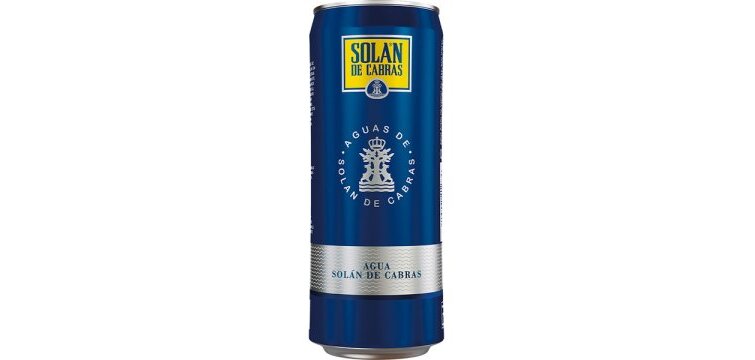 Agua Solán de Cabras en lata Sleek  33cl