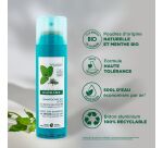 Shampooing sec Détox menthe aquatique Bio Klorane - Aérosol de 150 ml