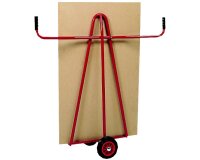 Chariot porte-panneaux 300 kg 600 x 200 mm poignée fixe roue caoutchouc