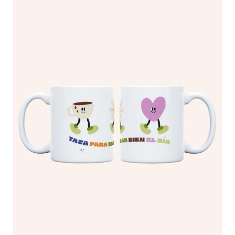 Taza "Para empezar bien el día" 350ml, cerámica 
