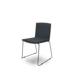 Sillas Opti523 PVC negro asiento tela color negro - Pack de 5
