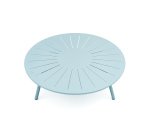 Table basse d’extérieur ronde OUDON, en aluminium