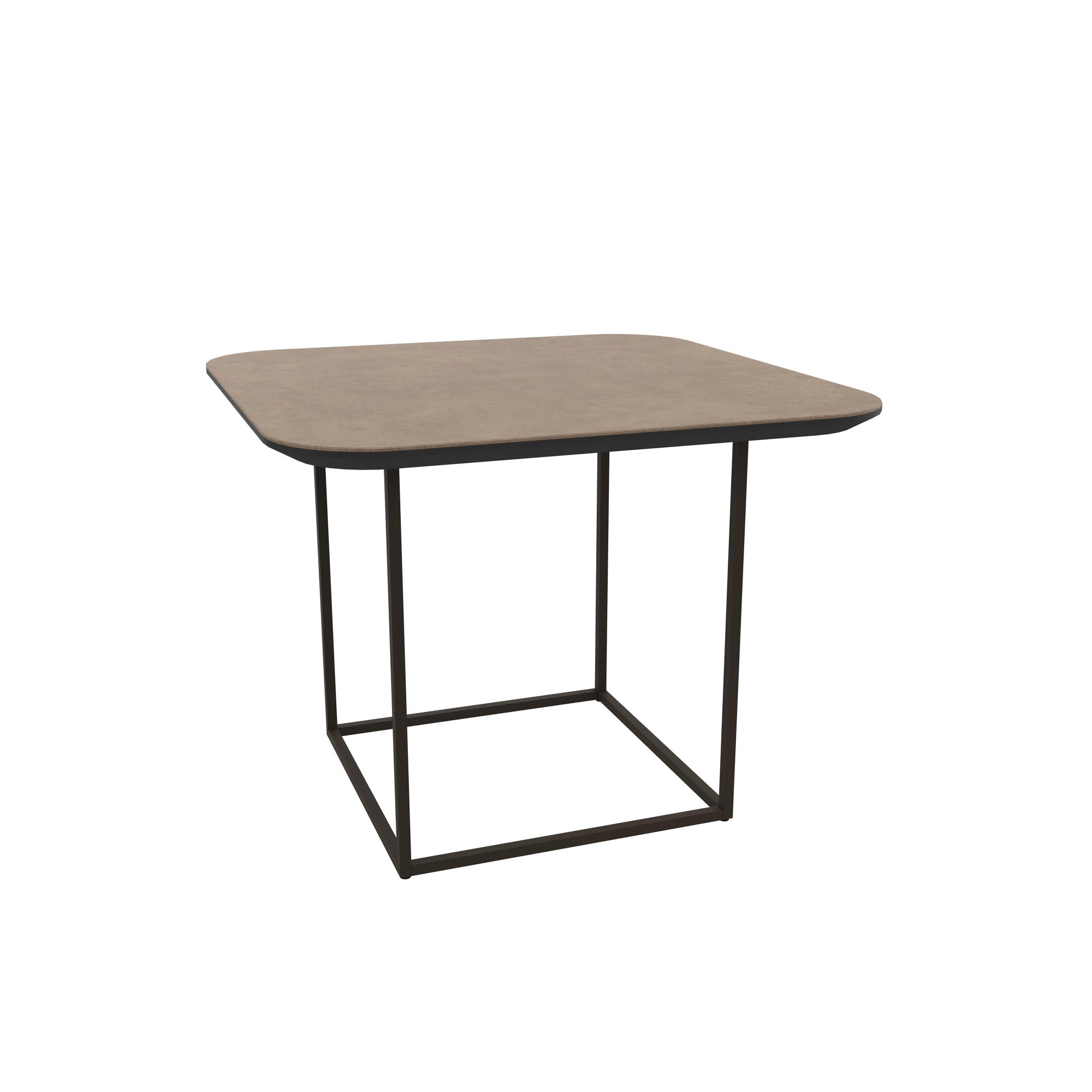 Table basse carrée MILAN L.52 cm