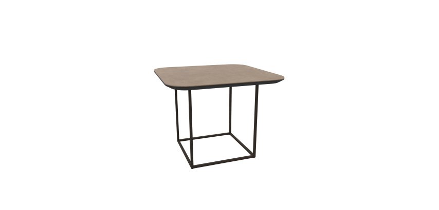 Table basse carrée MILAN L.52 cm