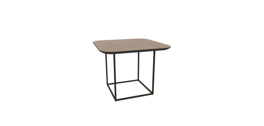 Lage vierkante tafel MADRID L 52 cm