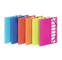 Trieur 8 compartiments A4 - polypropylène - FEEL'EASY VIQUEL - coloris assortis